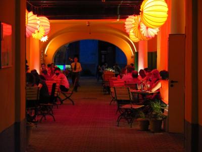 Restaurant at night Restaurant at night